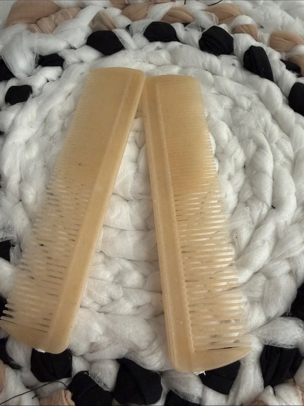 5/$15 2 Beige Double Pack Hair Combs